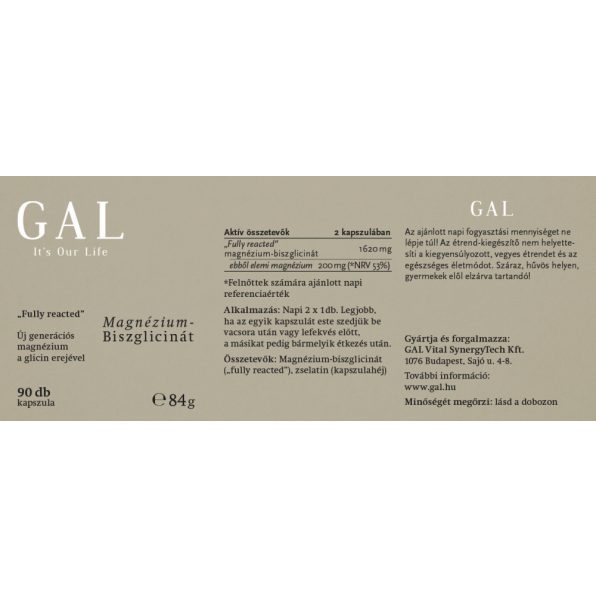 GAL Magnézium-biszglicinát