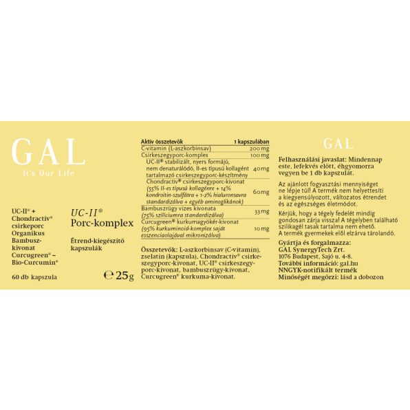 GAL UC-II Chrupavkový komplex 