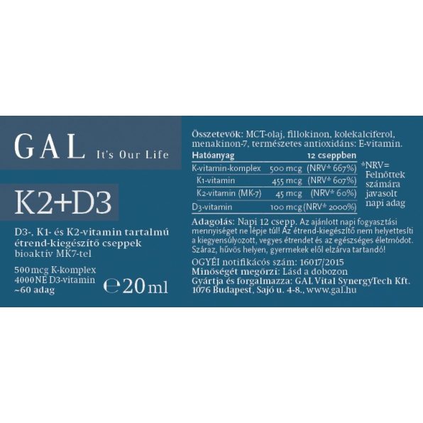 GAL K2+D3
