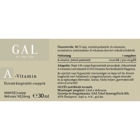 GAL Vitamín A